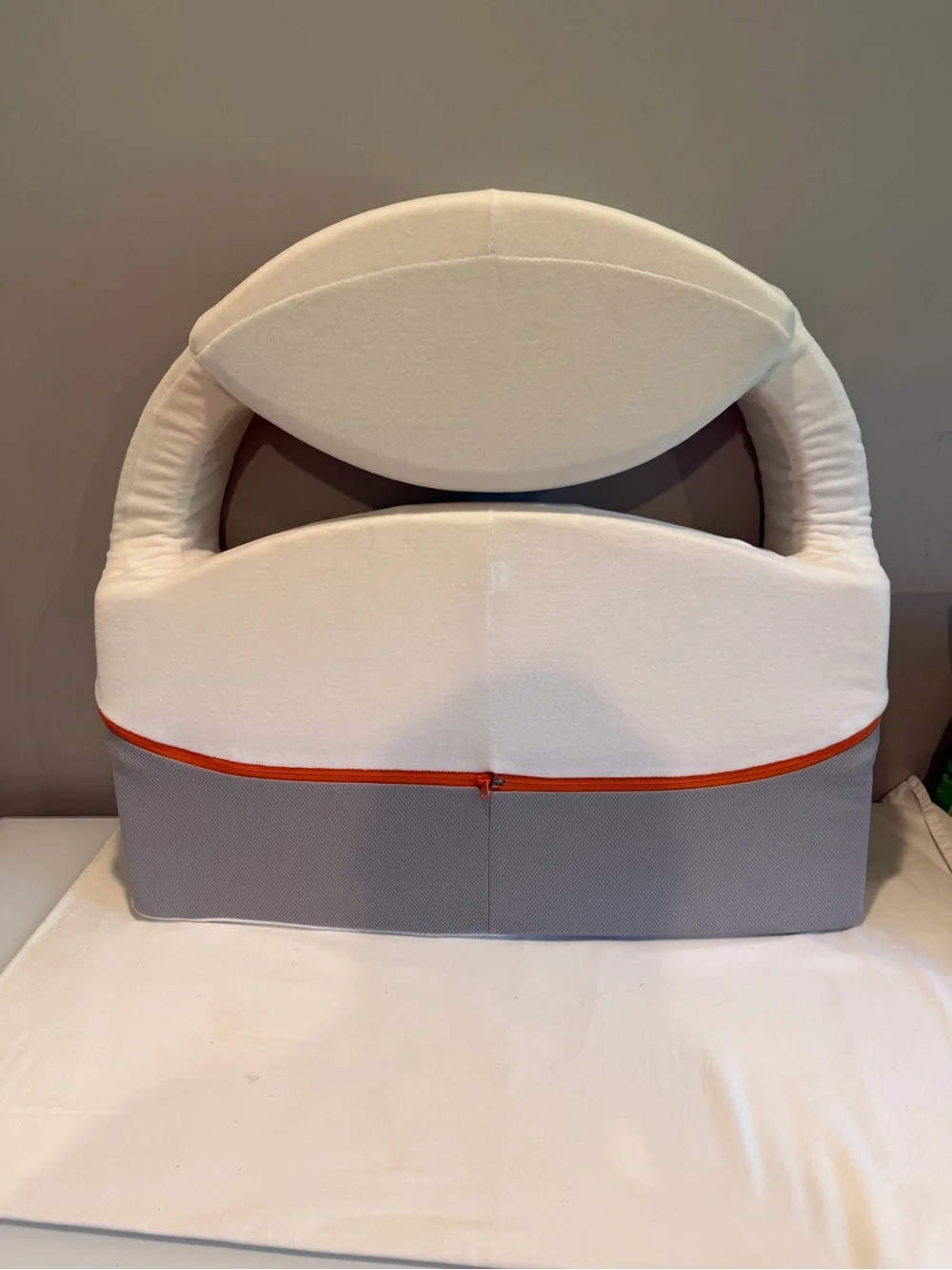 Medcline shoulder relief memory foam wedge pillow removable zip cover EUC
